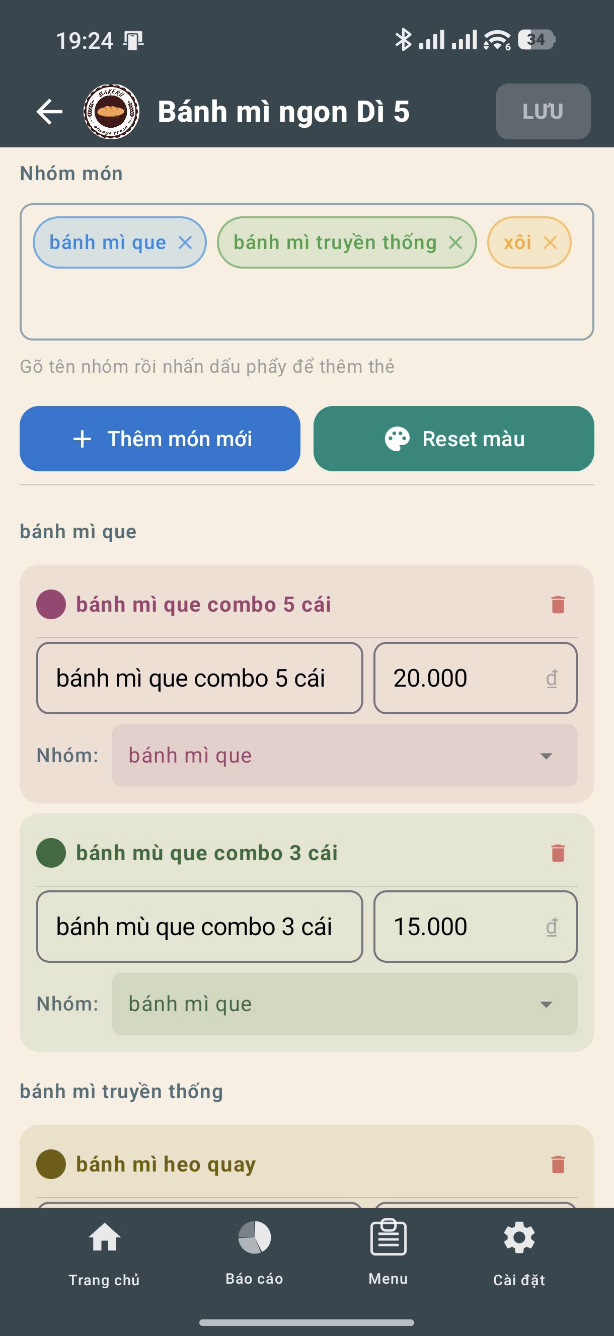 Danh mục sản phẩm