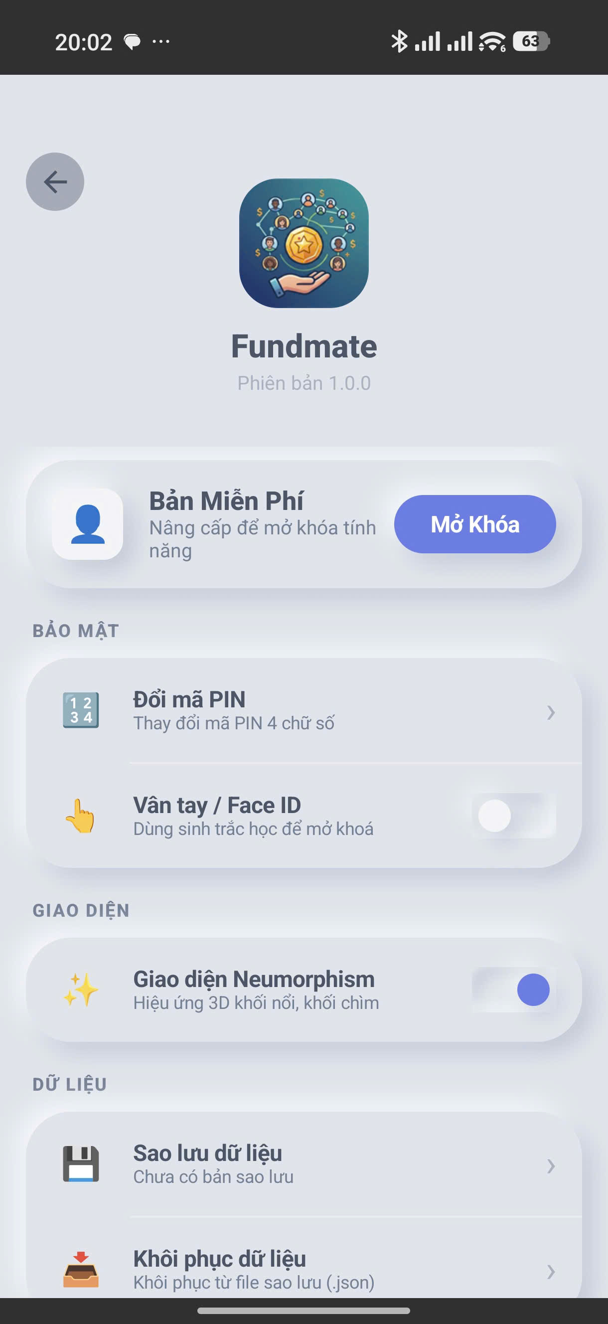 Cài đặt ứng dụng